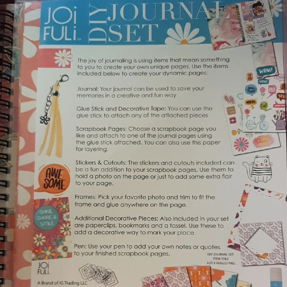 DIY Journal Set - Blue and Pink